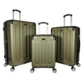 thumbnail image 1 of Dejuno 252015DJ-OLIVE Tutin Ensemble de Valises Rigides à Roulettes Pivotantes avec Serrure TSA, Olive - 3 Pcs, 1 of 1