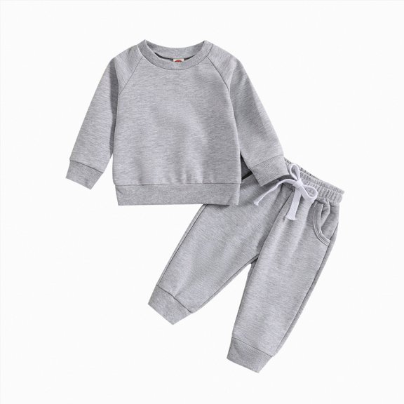 Futezty Toddler Boys Girls Clothes Fall Winter Outfit Sets, Baby Boy Girl Outfits 6 12 18 24 Months 2T 3T 4T 2-Pieces Set
