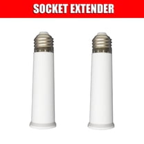 HIBIBUD Light Base Extension Telescopic Light Bulb Extension Socket E26 E27 Socket 4.72"