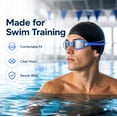 thumbnail image 6 of Adult Swim Goggles with Mirror Coated Lenses and Adjustable Strap for Pool and Training, TIKA, 6 of 7