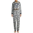 thumbnail image 2 of Secret Treasures Women's and Women's Plus Faux Fur Trimmed Union Suit, 2 of 6