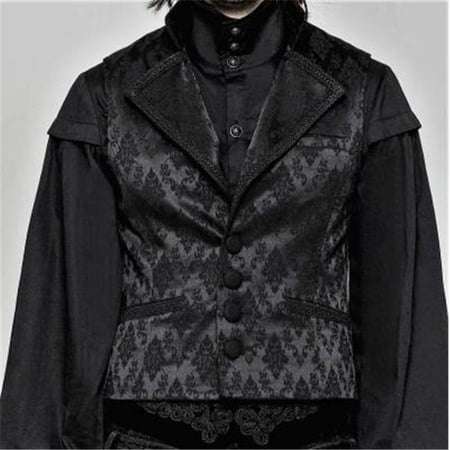 Gothic Jacquard Vest, Black - Extra Large | Walmart Canada
