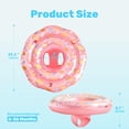 thumbnail image 3 of Joyfy Pool Float with Double Air Chambers, Inflatable Swimming Float with Safety Seat, Tropical Leaves Design Swim Float Ring Swimming Pool Accessories, 3 of 7