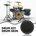 thumbnail image 3 of Dayesque 2pcs Drum Sound Insulation Pads with Adhesive Bass Drum Patch Single Pedal Stickers for Kick Drum Percussion Accessories, 3 of 8