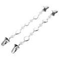 thumbnail image 1 of Shisuyan Scarf Clips Silver Alloy 2Pack 6.1X0.5X0.4In, 1 of 9