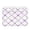 Lilac Striped Trellis, variant on 40L Lidded Home Storage Bins Foldable Storage Box with Handle for Home Bedroom Closet, Jungle Monkey Printed