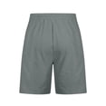 thumbnail image 3 of Lovskoo 2024 Mens Casual Shorts Workout Fashion Comfy Breathable Trendy Shorts with Pocket Elastic Waist Short Gray 3XL, 3 of 6