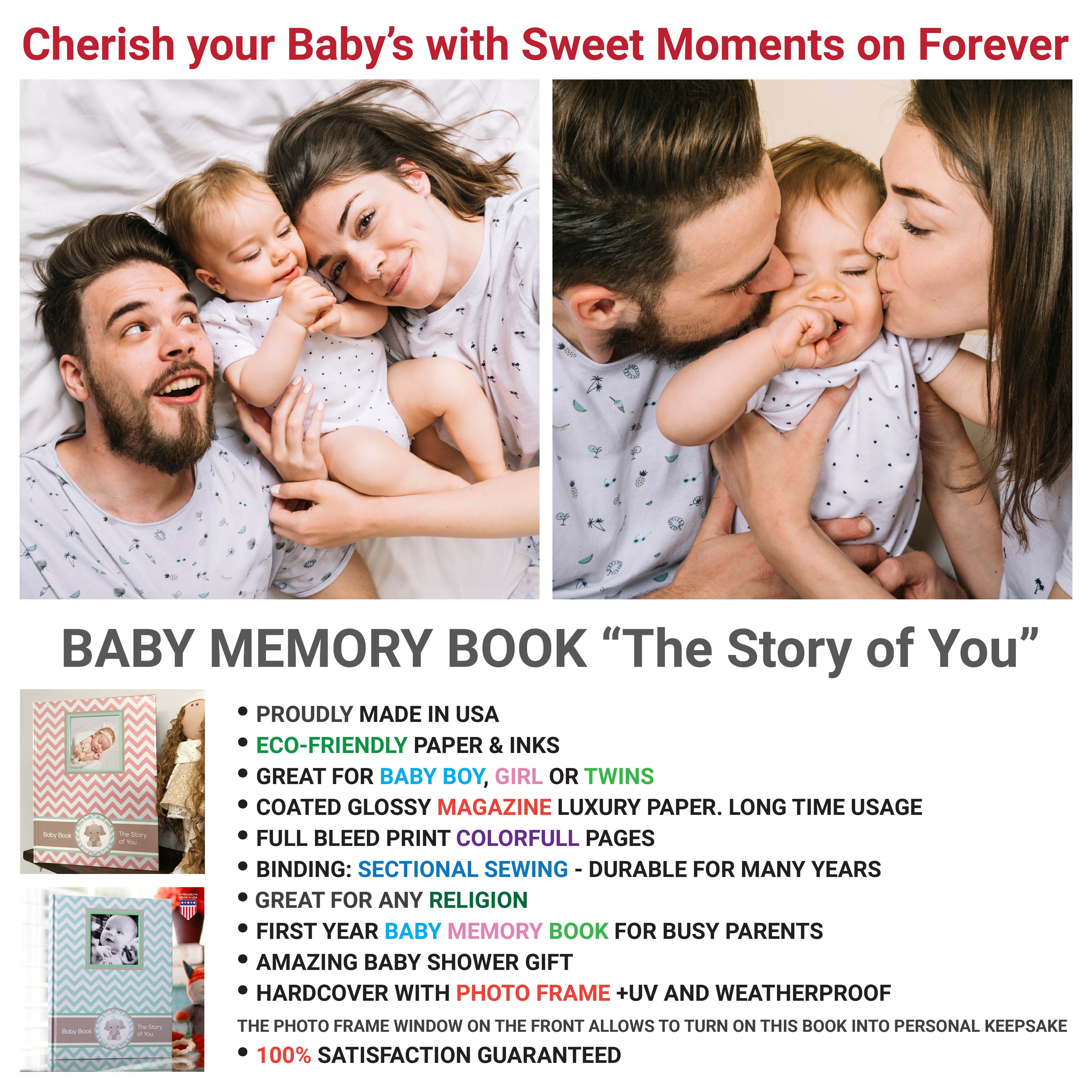 Baby Memory Book First Year Journal Keepsake Togo Ubuy
