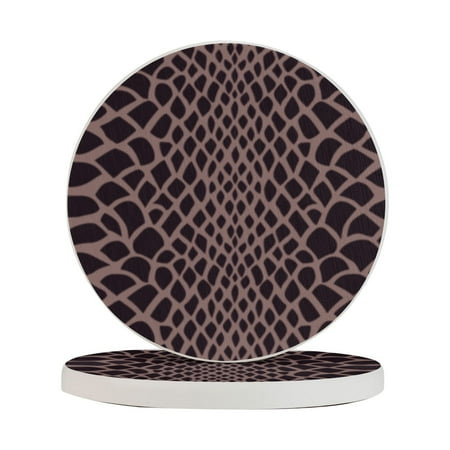 

Circular Drink Coasters Set Animal Pattern Background Beautiful Home Decor Diatomite Heat-Resistant Diatomite Protect Table Countertop