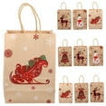 thumbnail image 5 of HOMEMAXS Assorted Color Handheld Paper Christmas Gift Bags for Home Safe NonPolluting Lightweight Bulk 10pcs, 5 of 8