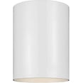 thumbnail image 2 of Sea Gull Lighting Generation Lighting 7813897S-15 Transitional LED Flush Mount from Seagull-Outdoor Cylinders Collection in White Finish, Small, 2 of 3