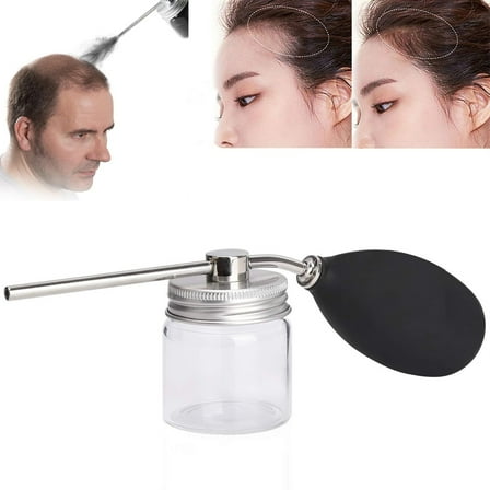 Hair Fiber Spray Applicator,Tutuviw Fibers Powder Spray Hair Building,Portable Hairdressing Tools,Refillable Hair Fiber Pump Applicator,Salon Hair Styling Supplies,Powder Spray Bottle Atomizer