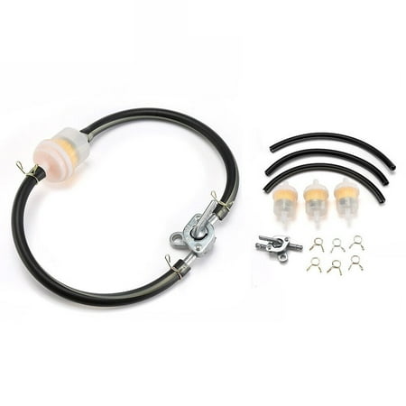 

Universal Gasoline Tap Filter Hose Clamps Set Ø 5-6mm with 6 Hose Clamps