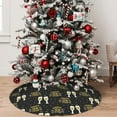thumbnail image 5 of Picia Happy New Year Print Christmas Tree Skirt , Christmas Tree Skirt Ornaments for Merry Christmas Holiday Party Decorations Indoor Outdoor-30", 5 of 7