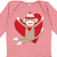 thumbnail image 4 of Inktastic Hug Sock Monkey Boys or Girls Long Sleeve Baby Bodysuit, 4 of 5
