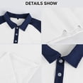 thumbnail image 5 of Summer Collared Tank Tops for Men Vintage Classic Button Golf Cut Off Sleeveless Shirts Big and Tall Gym Muscle Workout Beach Casual Tee Tops, 5 of 6