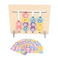 thumbnail image 2 of Wooden Block Logic Toy, Color Cognition Four Color Animal Logic Training Wooden Block Toy Intelligence Development  For Home, 2 of 8