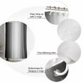 thumbnail image 6 of Black Ombre Bathroom Curtain 78 Inch Shower Curtain with Hooks, Black Grey White Gradient Modern Abstract Art Waterproof Polyester Bath Curtain Washable Bathtub Curtain 72''x 78'', 6 of 6
