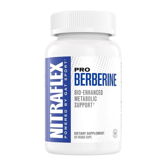 GAT SPORT Pro Berberine, Berbevis, Ceylon Cinnamon Extract, for Men and Woman, 60 Servings