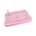 thumbnail image 1 of Puppy Dog Potty Tray Pee Pad Holder Mesh Training Toilet Portable Pet Pink, 1 of 8