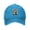 Blue, variant on Usa American Adult Adjustable Classic Washed Casquette Cap Hat Baseball Cap For Man For Woman