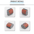 thumbnail image 5 of Mini conector de Cable de cableado rápido, bloque de terminales de inicio Push-in, divisor compacto Universal HC222-412/413/414/415/418, 5/10/20/100 Uds., 5 of 5