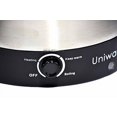 thumbnail image 3 of 70019 Uniware Cuiseur Électrique 1,2 Litre en Acier Inoxydable 304 avec Base Rotative, 3 of 5