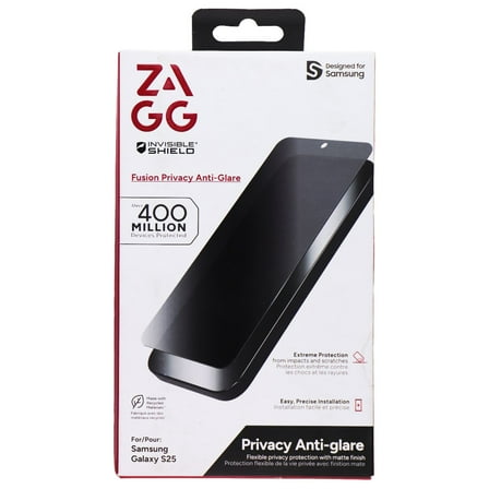 ZAGG Fusion Privacy Anti-Glare Series Screen Protector for Galaxy S25