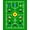 Green, Pattern 1, variant on ODIKA 2x3 Machine Washable Non-Slip Area Rug, All Football Field Graphic with Chevron Borders High Traffic Rug, Green, 675702