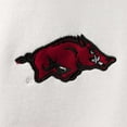 thumbnail image 4 of Men's Colosseum White Arkansas Razorbacks Tortugas Logo Quarter-Zip Jacket, 4 of 4