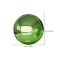 thumbnail image 2 of OULII 2 Pcs Balles Colorées en Acier Inoxydable Brillantes pour Décoration Intérieure 5.9 Po, 2 of 7