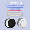 thumbnail image 3 of Nispira Replacement Filter Compatible with Pure Enrichment PureZone Halo Air Purifier Model PEAIRDSK, 2-in-1 True HEPA Filters and Activated Carbon Pre-filters, 1 Pack, 3 of 6