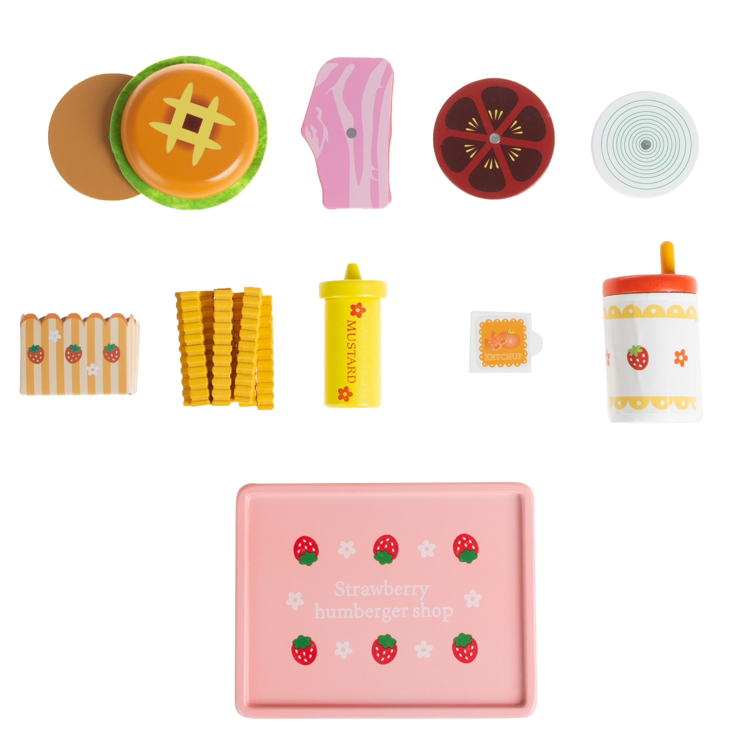 油彩『Burger Set』 4 Layers 70mm Hamburger Herb Grinder for Sale