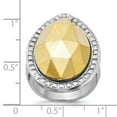 thumbnail image 2 of Laundry Silver-tone With Simulated Gold tone Stone Size 7 Ring -  Jewelry Gift for Mom, 2 of 2