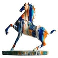 thumbnail image 2 of de caballos modernas Escultura de resina coleccionable Escultura artística Artesanía Sala de Accesorio de decoración de gab BLESIY animales caballo estatuilla, 2 of 8