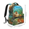 thumbnail image 2 of The Fox and the Hound Backpack Cute Printed Lightweight Casual Unisex Laptop Computer Bookbag School Hiking Work Business Travel Daypacks Gifts, 2 of 6