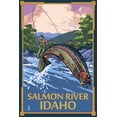 thumbnail image 4 of Salmon River, Idaho, Fly Fishing Scene (19x27 inches, Premium 500 Piece Jigsaw Puzzle for Adults and Family, Made in USA), 4 of 4