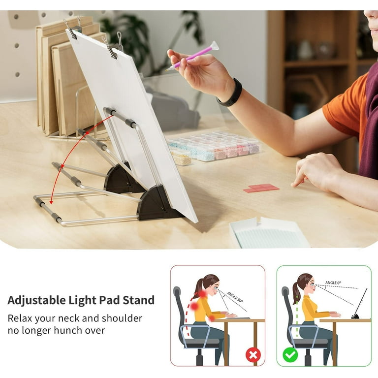 Tracing A1 Light Pad, Sketch Light Board Light Table for Diamond Painting  Copy Board Light Drafting Pad Drawing Light Pad for Diamond Painting for