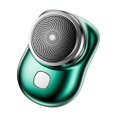 thumbnail image 2 of kusrkot electric Shaver Lightweight Beard Shaving Machine Rechargeable Pocket Size Green, 2 of 9