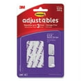 thumbnail image 4 of Adjustables Repositionable Mini Refill Strips, Holds Up To 0.5 Lb, 1.03 X 1.32, White, 18 Strips | Bundle of 5 Each, 4 of 5