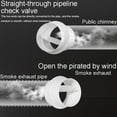 thumbnail image 4 of Fresh Air System Plastic Pipe Check Valve Bathroom One-way Check Valve, 4 of 12