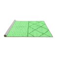 thumbnail image 2 of Ahgly Company Machine Washable Indoor Square Solid Emerald Green Modern Area Rugs, 7' Square, 2 of 4