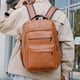 thumbnail image 2 of Mochila para portátil para hombre, resistente al desgaste, de gran capacidad, bolsa portátil, impermeable Amarillo, 2 of 9