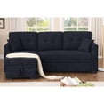 thumbnail image 3 of Reversible Sleeper Sectional Sofa with Storage Chaise and Pull Out Sleeper Bed, 3 of 6