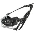 thumbnail image 3 of Super Metal Muzzle Dog Muzzles Leather Muzzle For Large Dogs,m, 3 of 5