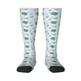 thumbnail image 2 of Lsque Turtles And Goldfish Printed Crew Socks Men's Women's LightWeight Thin Casual Calf Socks ,Knee High Socks,Cotton Socks, 2 of 9