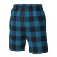 thumbnail image 4 of Fotbe Blue Black Plaid Trajes de Baño Estampados para Hombre, Shorts de Verano de Secado Rápido, Ropa de Playa, Bañadores-3X-Large, 4 of 6
