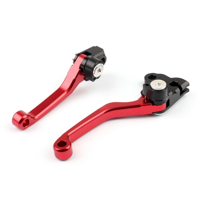 Pivot Tout-Terrain Leviers d'Embrayage en Aluminium pour Honda CRF230F 2003-2009 08 Rouge