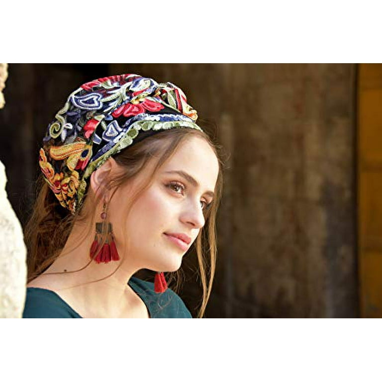 Sara Attali - Pañuelo completo para la cabeza, pañuelo para la cabeza,  cubierta de cabeza judía, bufanda, pañuelo, pashmina, delantal, talla  única