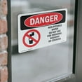 thumbnail image 4 of Non OSHA Danger Vinyl Decal Label 18 Inch x 12 Inch - 10 Pack, 4 of 6